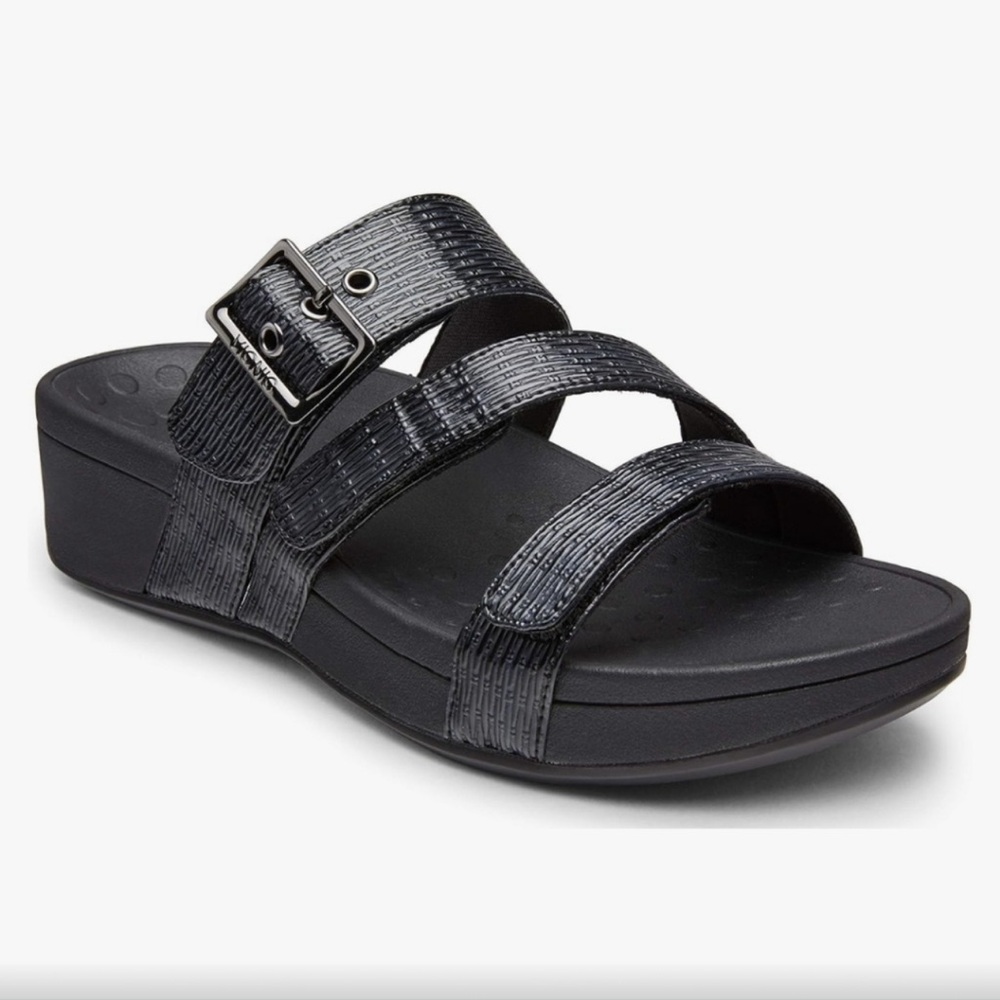 Vionic Black Strappy Sandals